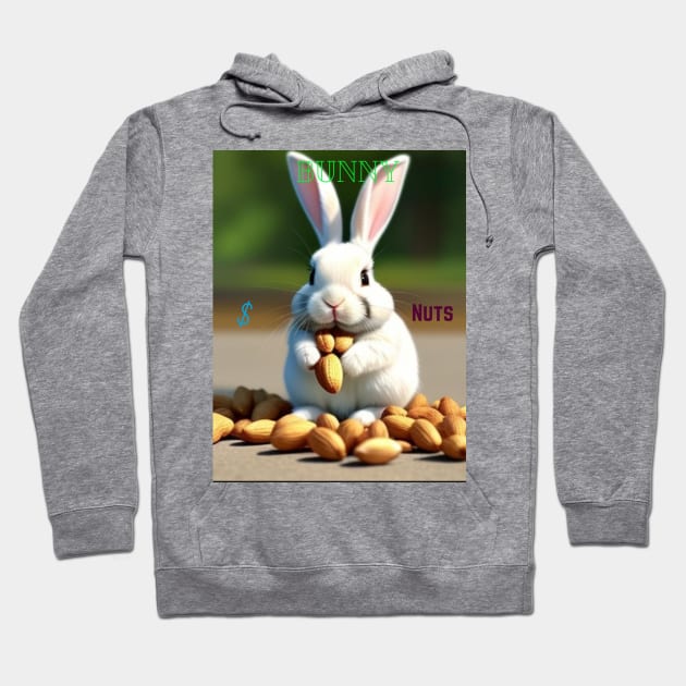 Bunny $ nuts Hoodie by MimiEden